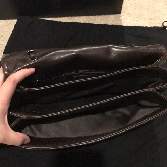 CHANEL Lambskin Quilted 3 Accordion Flap Brown - Picture 5 of 8